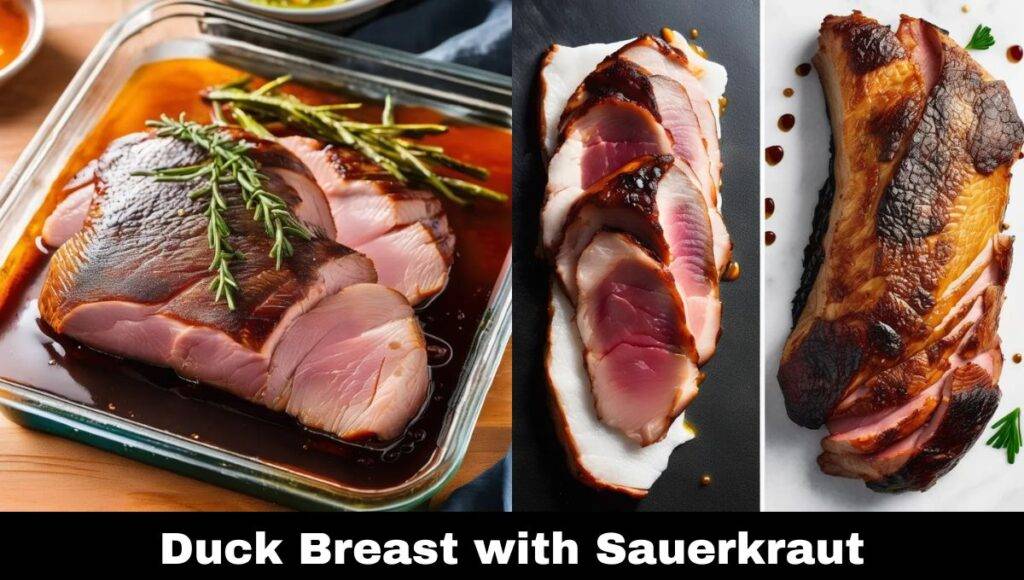 Duck Breast with Sauerkraut