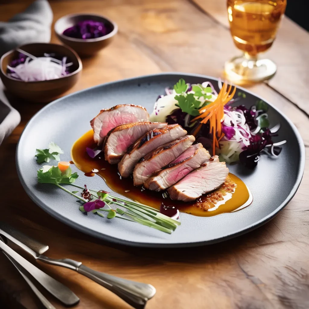Cook Duck Breast with Sauerkraut